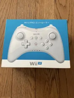 【美品】Wii U PRO コントローラー 白　箱/取扱説明書/コード　付き