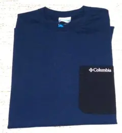 コロンビア ヤングストリート ロゴ刺繍 ポケット Tシャツ 長袖 PM0898