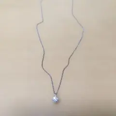 新品】ラボグロウンダイヤモンド 0.54ct 4つ爪ネックレス 鑑定書付 
