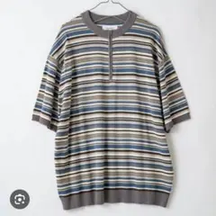 【WHIMSIC】マルチボーダーニットTシャツのサムネイル