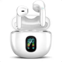 ワイヤレスイヤホン❤️Bluetooth5.3 超軽量　ホワイト