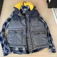 ダウンベスト　シャツ　セット