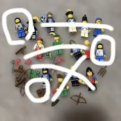 LEGO ミニフィグ 3体セット とんがり帽子 - メルカリ