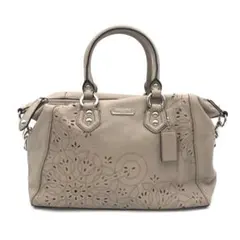 R COACH コーチ　ベージュ ハンドバッグ　F22488 レディース