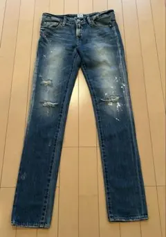 Y2k MOUSSYVINTAGE マウジー ヴィンテージ 25 ダメージデニム