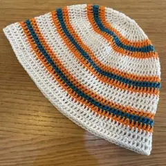 bibi 様専用　　　182 コットンクロシェハット バケットハット