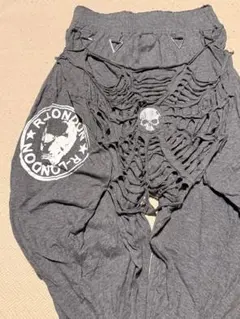 R-LONDON スカルデザイン カジュアルパンツMサイズ