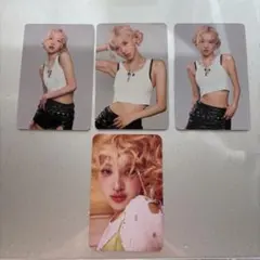 Rosé Blackpink ロゼ トレカ　Rosie 4枚セット　apt