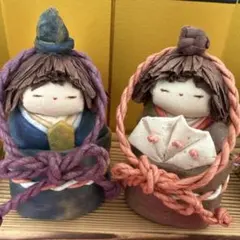 D*9様 陶器製 市松人形 ペアセット ナカドール - メルカリ