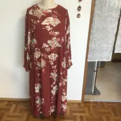 昔、懐かし錦紗ワンピース￼ 800円値下げ￼￼再値下げしました￼さらに値引き￼