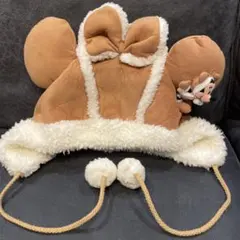 ディズニーファンキャップ　ミニーボア