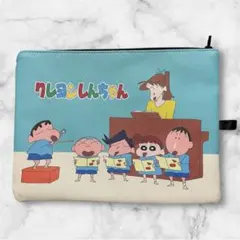 クレヨンしんちゃん ポーチ しんちゃん柄 小物入れ 化粧ポーチ やや使用感あり