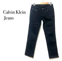 Calvin Klein Jeans ブラック ストレートデニム
