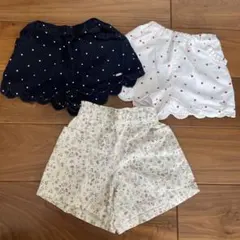 プティマイン　アプレレクール　半ズボン 3点セット 110cm