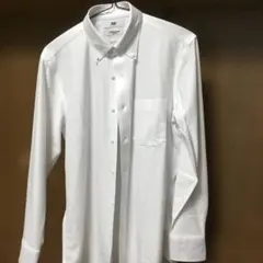 UNIQLO スーパーノンアイロン スリムフィット ホワイトシャツ