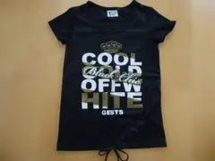 GESTS ブラック グラフィックTシャツ 半袖のサムネイル