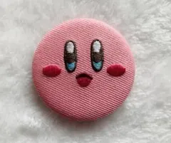 星のカービィ 刺繍缶バッジ