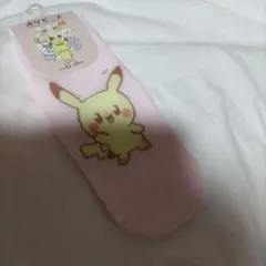 ポケピース ピカチュウ ソックス ピンク 23-25cmのサムネイル