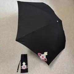 Vivienne Westwood 折りたたみ日傘 黒 刺繍のサムネイル