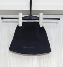 モンベル フリースキャップ M ブラック