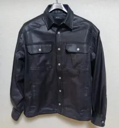 BREATH ブラック COATING SHIRT JAKET