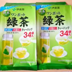 伊藤園 ワンポット緑茶 ティーバッグ 34袋入━ ２袋セットのサムネイル
