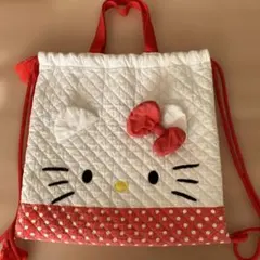 ハローキティ キルティング　ナップザック　体操服袋