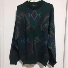 90s supreme swag fti gx1000 dime 総柄ニットポロ - メルカリ
