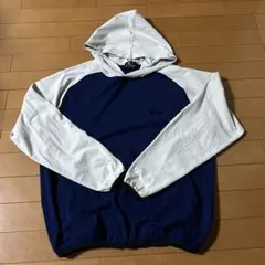 LUCENT パーカー M ネイビー/ライトグレー