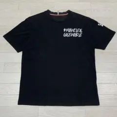 新品同様 モンクレール グルノーブル ワッペン Sブラック Tシャツ 