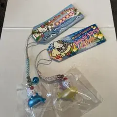 キティストラップ ジュゴンver. レア ご当地キティ 三重県 鳥羽水族館限定 ジュゴン ハローキティ