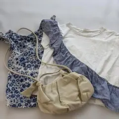ZARA ガールズ152cm トップス２枚& ZARAポシェット　セットのサムネイル