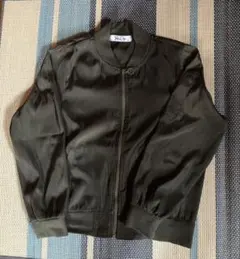 薄手ジャケット ダークグリーン（ブラウン？カーキ？）