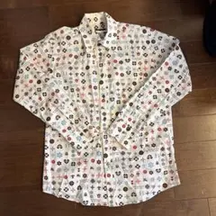 BURBERRY BLACK LABEL 長袖シャツ サイズ2 モノグラム