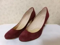 101954 ファビオルスコーニ　パンプス　サイズ37　ワインレッド