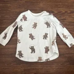 gelato pique ベア柄 長袖Tシャツ 70-80cmのサムネイル