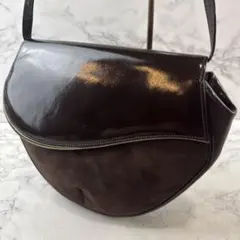 銀座かねまつ GINZA kanematsu 本革 レザー ミニショルダーバッグのサムネイル