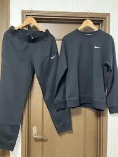 人気！ナイキ　スウェット上下セット！上L 下M！カラーブラック！