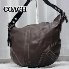 希少 COACHコーチ ワンショルダー ソーホー ハーフムーン Y2k 美品