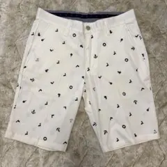 Callaway ホワイト 春夏ゴルフショートパンツ　Mのサムネイル