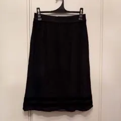 MUVEIL WORK ミュベール レース スカート ベロアのサムネイル