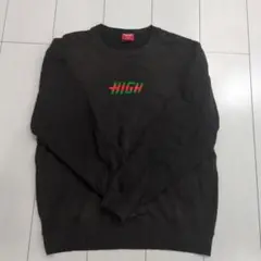 High Life ブラック　トレーナー
