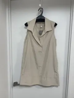 theory luxe ⭐︎半袖／チュニック⭐︎ベージュ【麻】／サイズ40 