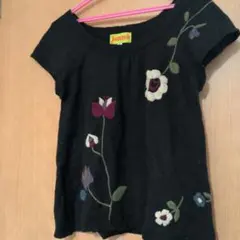 ホコモモラ　ニット　刺繍ベスト　サイズ40