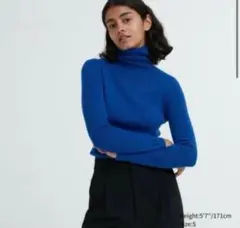 ハイネックセーター リブ