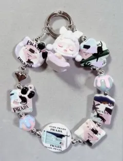 スカルパンダ ストラップ キーホルダー