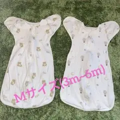 スワドル Mサイズ 2枚セット 3m〜6m