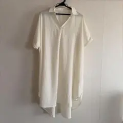 URBAN RESEARCH アイボリー シャツワンピース フリーサイズ