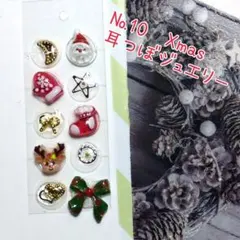 【№10】耳つぼジュエリー　10粒　金アレ対応