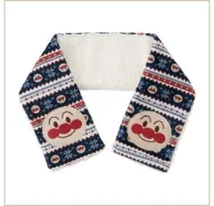 ノルディック柄 アンパンマン マフラー